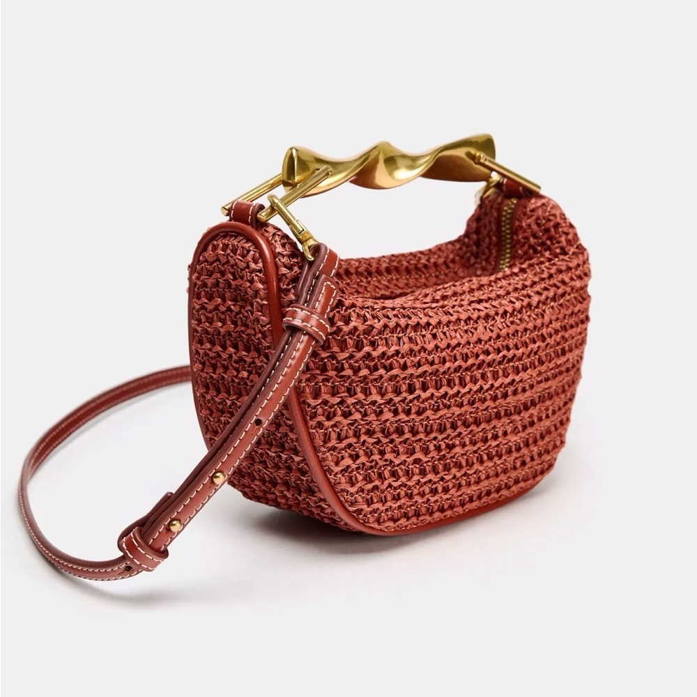 Zara Mini Raffia Bag